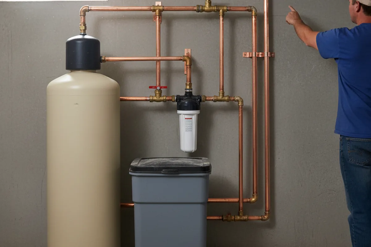 Whole-house water treatment system installed in Allenwood